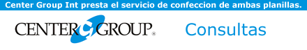 Center Group Int presta el servicio de confeccion de ambas planillas.
